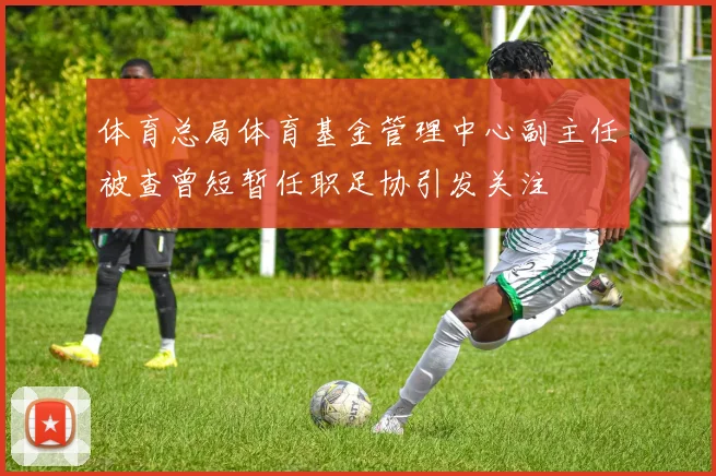 体育总局体育基金管理中心副主任被查曾短暂任职足协引发关注